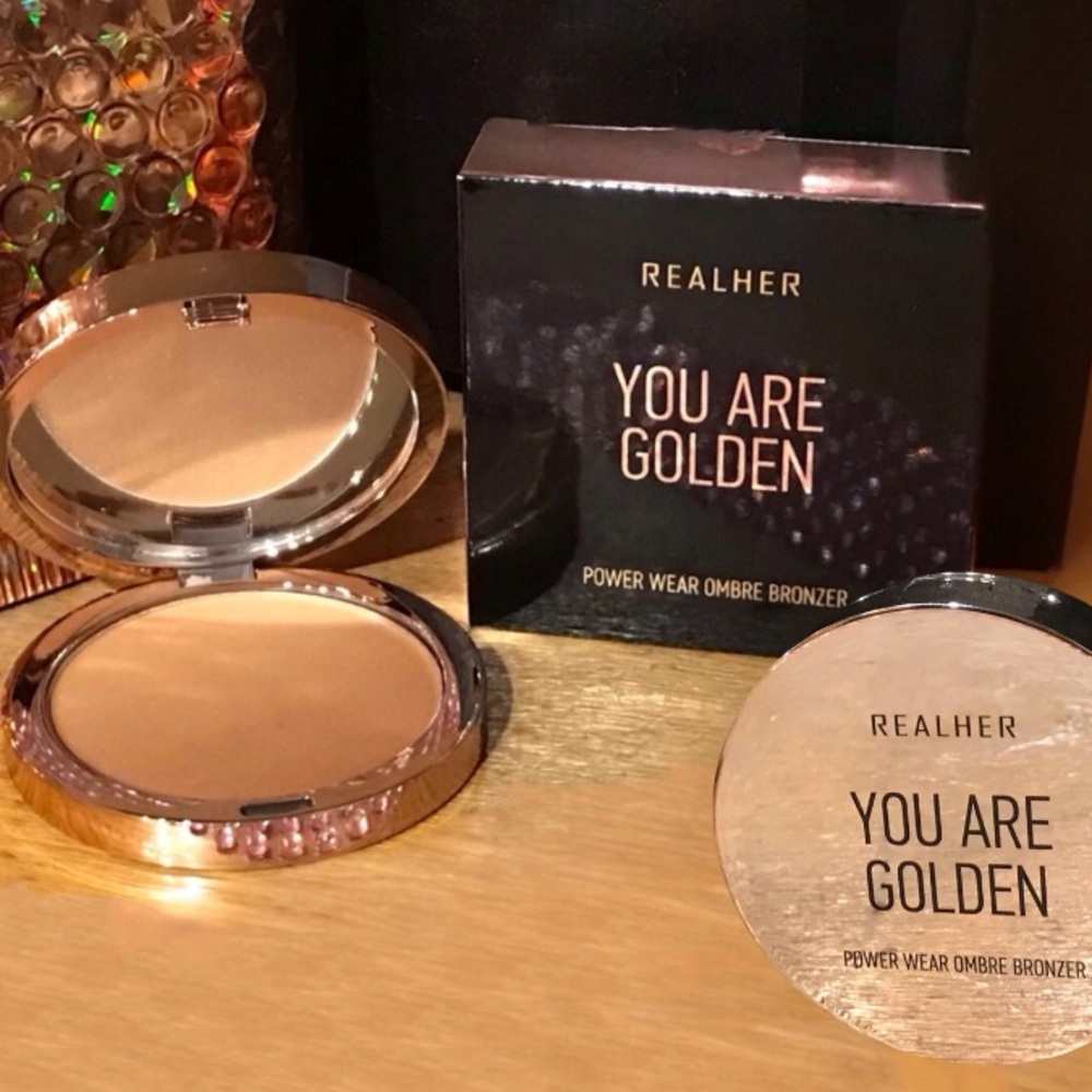 RealHer You Are Golden Power Wear Ombre Bronzer for Face and Body! 8g *BNIB